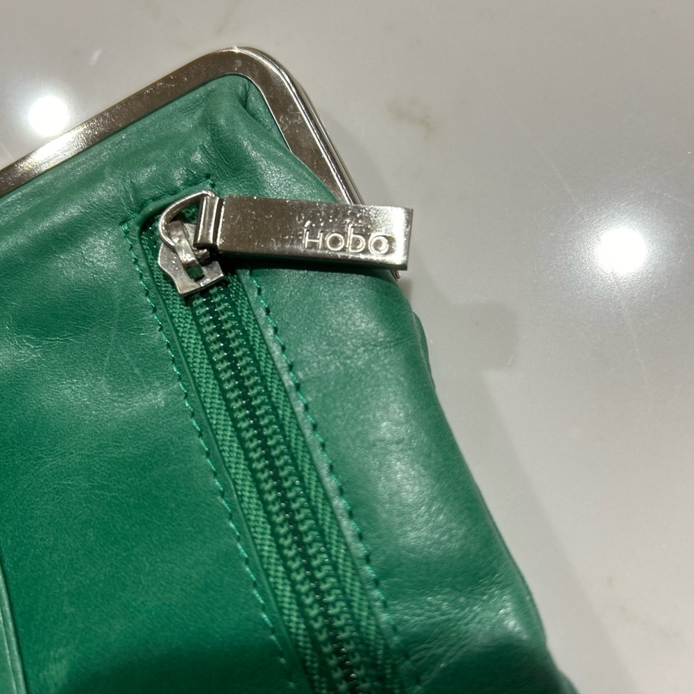 HOBO Lauren Double Clutch Wallet Mint - Picture 8 of 13